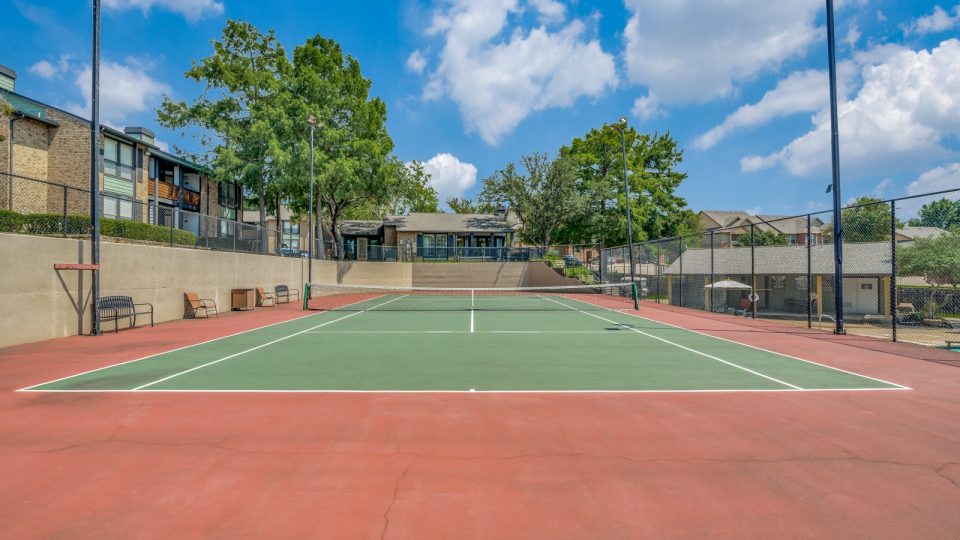 tennis court at The Wilder